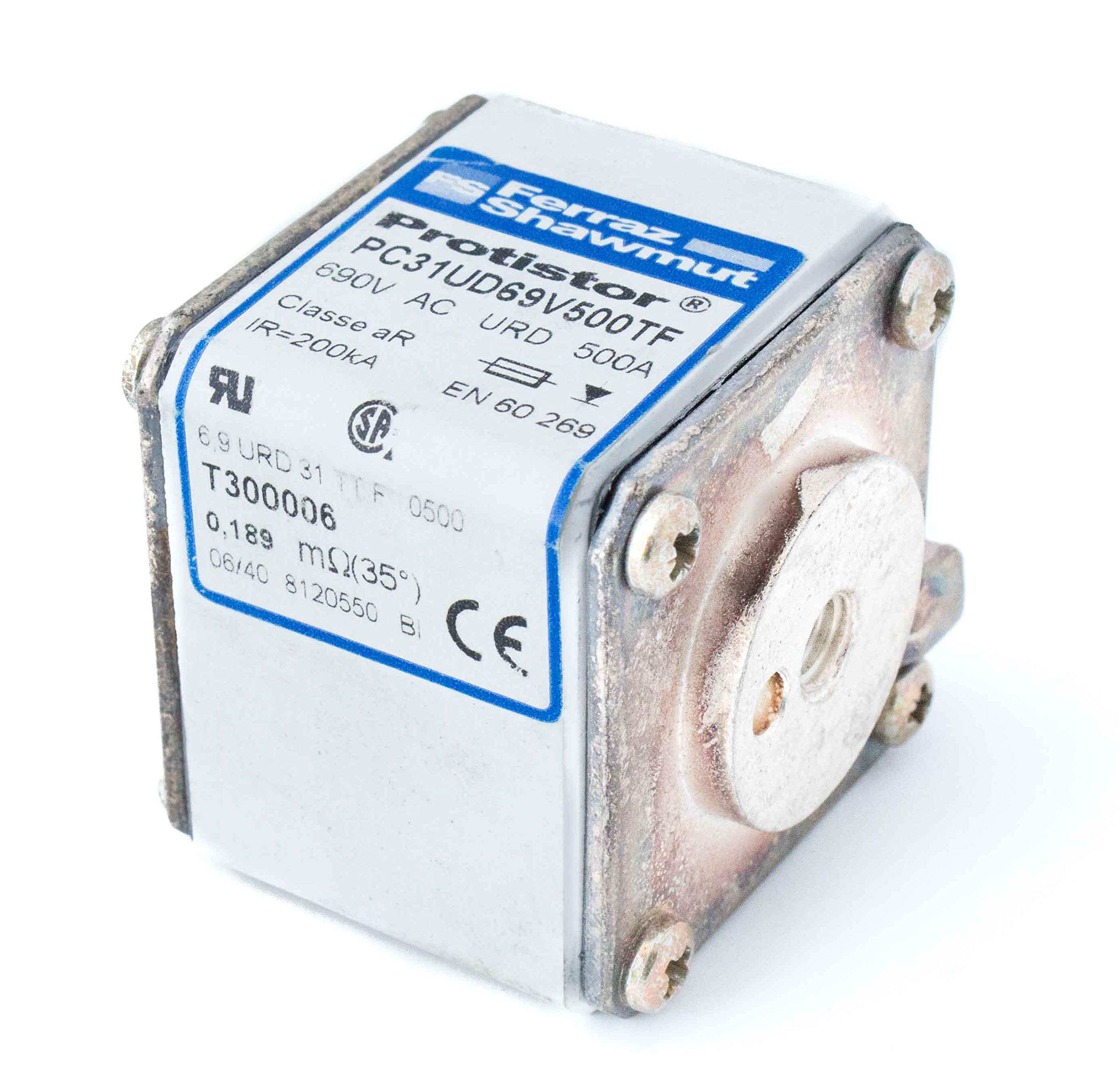 Ferraz Shawmut Protistor ヒューズ en60269 Mersen Ferraz Shawmut PROTISTOR® SB aR, metric threaded holes, TTF